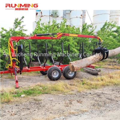 Timber Trailer with Crane